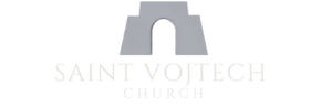 saint vojtech logo white