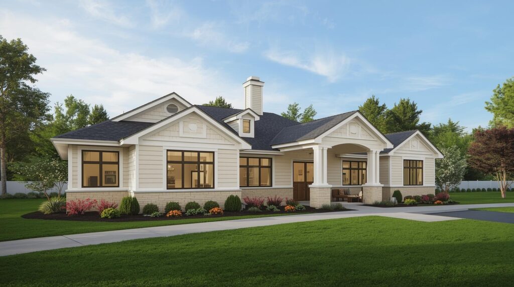 modern house used for patient housing